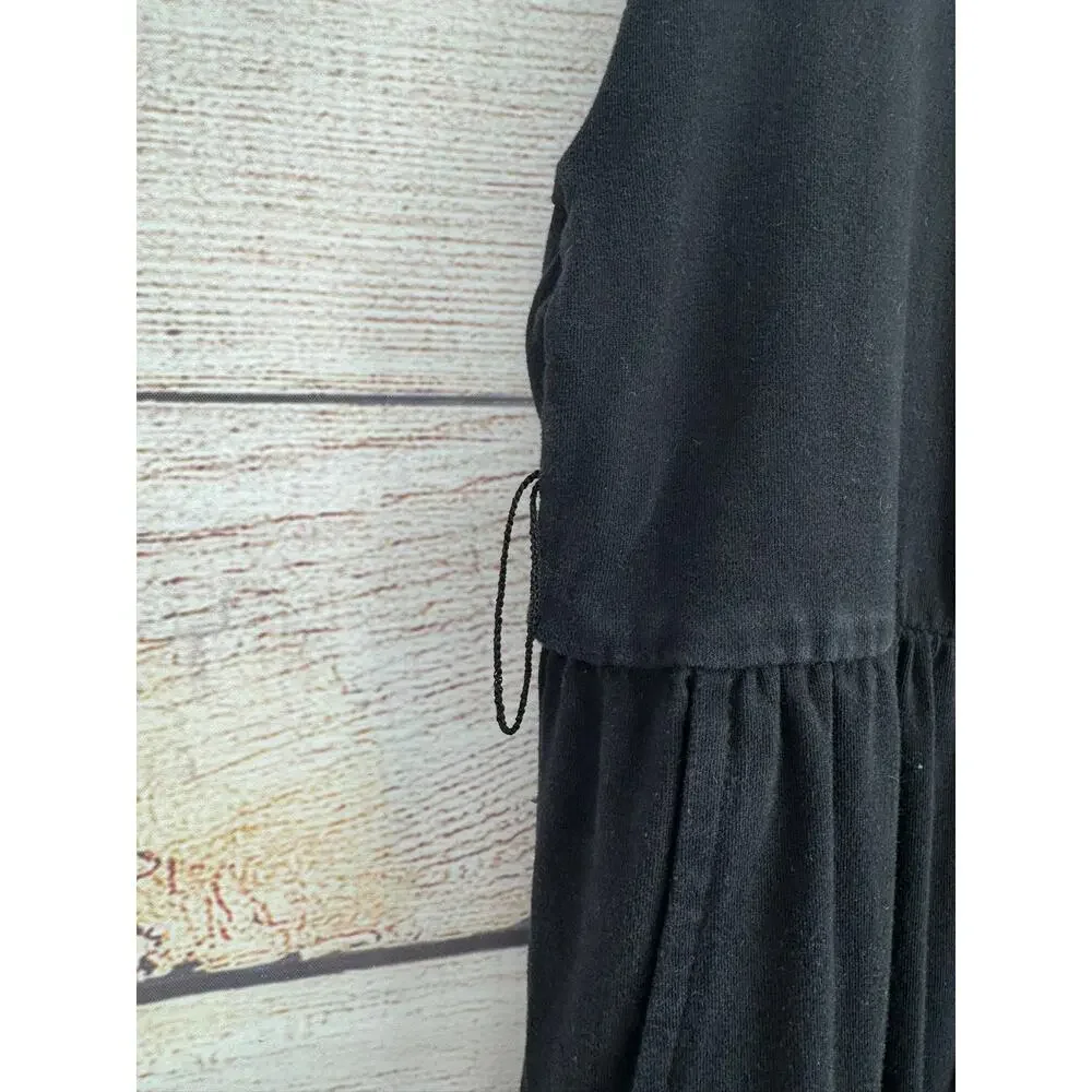 Free People Halter Jumpsuit Womens XS Black Stretch Tie‎ Neck